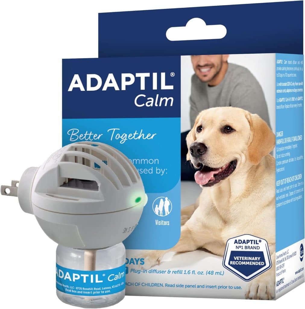 ADAPTIL Dog Calming Pheromone Diffuser, 30 Day Starter Kit (48 mL)