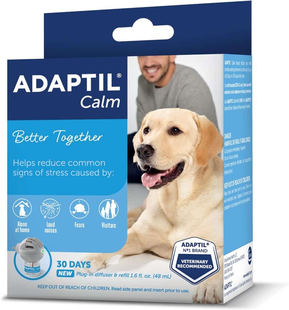 ADAPTIL Dog Calming Pheromone Diffuser, 30 Day Starter Kit (48 mL)