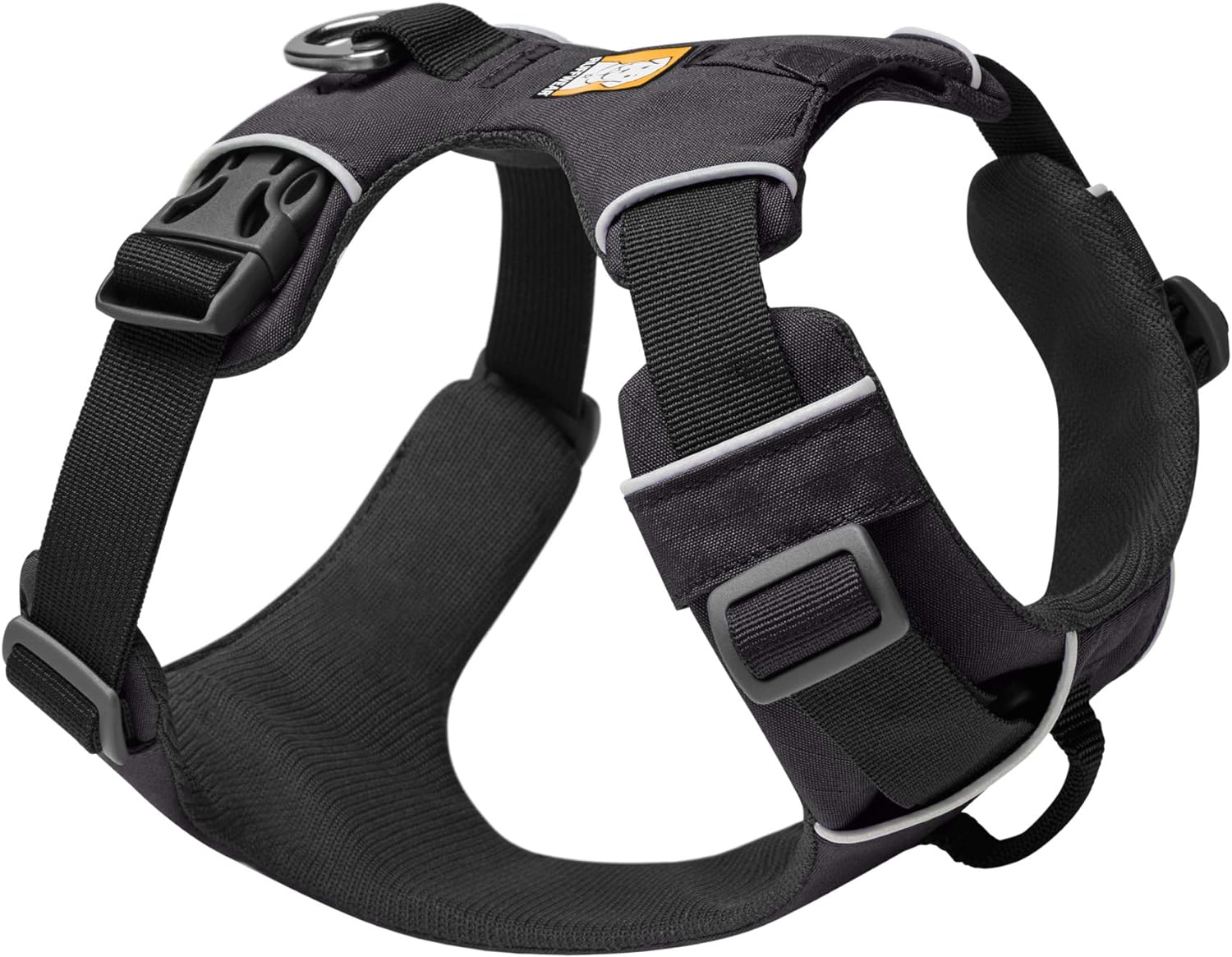 Ruffwear, Front Range Dog Harness, Reflective and Padded Harness for Training and Everyday, Twilight Gray, XX-Small